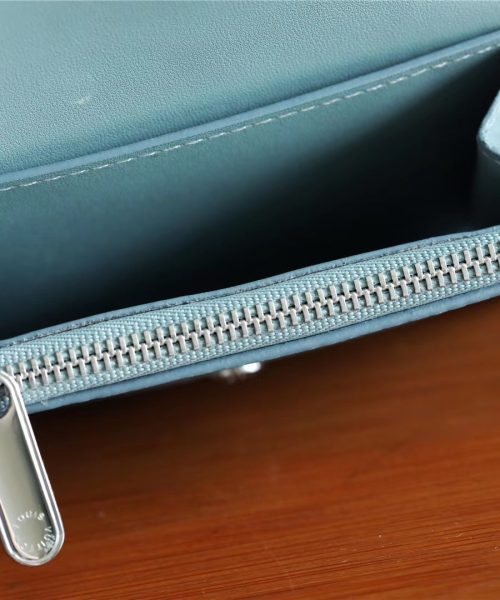 1:1 Replica Louis Vuitton Iris Compact Wallet Mahina Light Blue For Women, Women's Wallets 4.2in/12cm LV