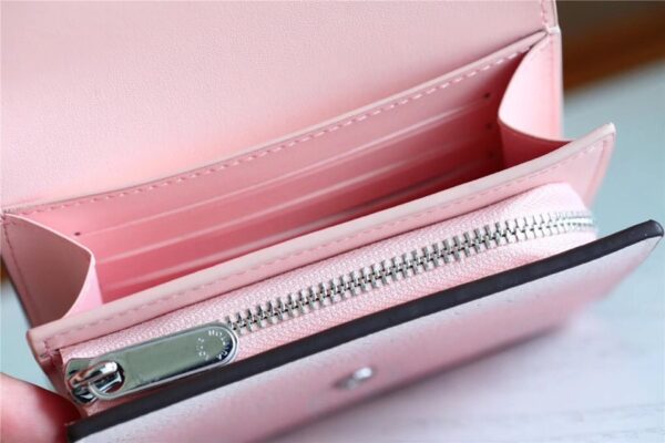 Louis Vuitton Iris Compact Wallet Mahina Pink Gradien For Women, Women's Wallets 4.7in/12cm LV