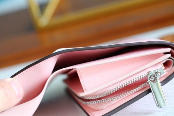 Louis Vuitton Iris Compact Wallet Mahina Pink Gradien For Women, Women's Wallets 4.7in/12cm LV