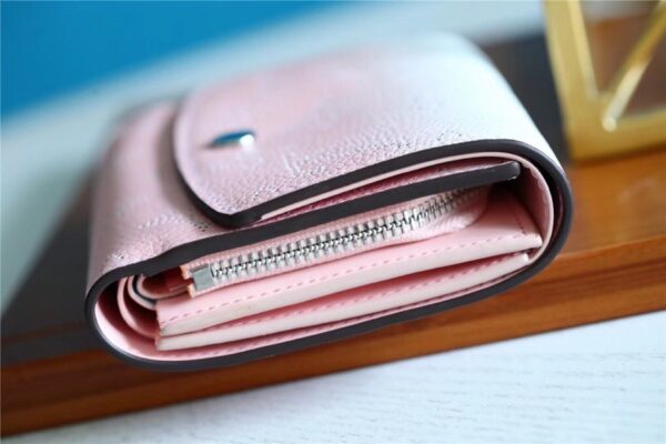 Louis Vuitton Iris Compact Wallet Mahina Pink Gradien For Women, Women's Wallets 4.7in/12cm LV