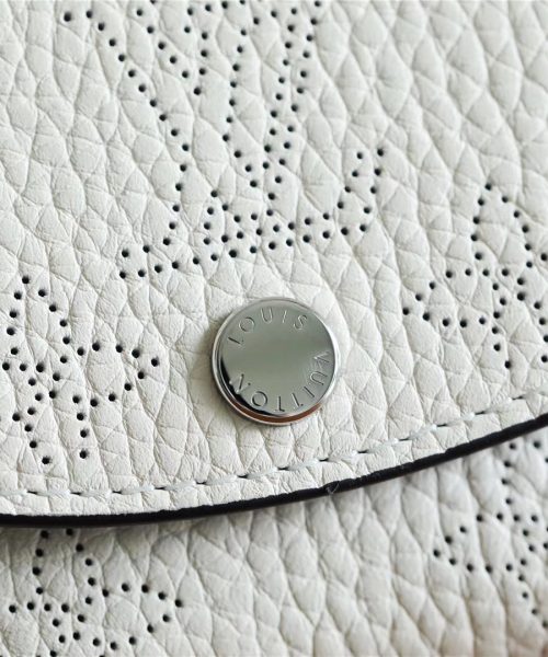 1:1 Replica Louis Vuitton Iris Compact Wallet Mahina White For Women, Women's Wallets 4.2in/12cm LV