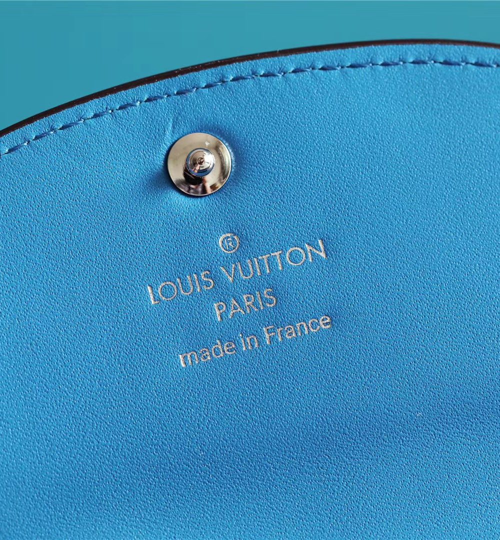 1:1 Replica Louis Vuitton Iris Compact Wallet Mahina White For Women, Women's Wallets 4.2in/12cm LV