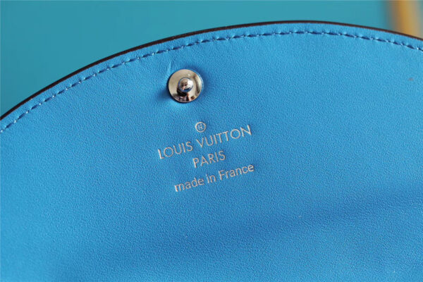 Louis Vuitton Iris Compact Wallet Mahina White For Women, Women's Wallets 4.2in/12cm LV