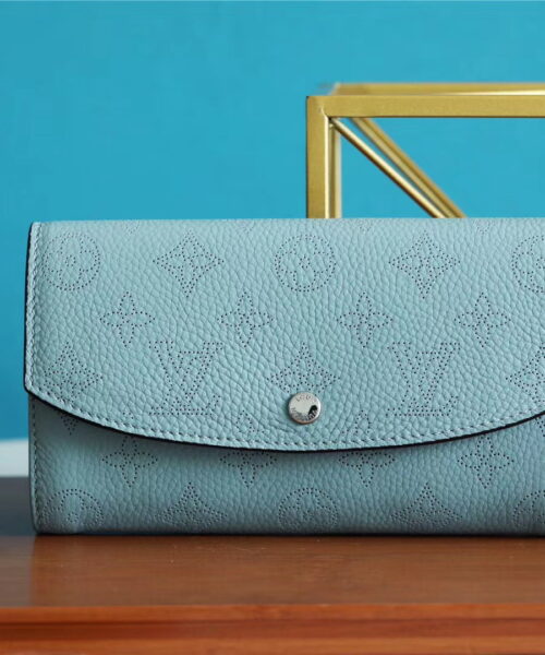 Louis Vuitton Iris Wallet Mahina Blue For Women, Women's Wallets 7.5in/19cm LV