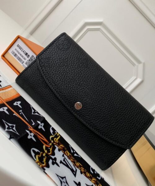 Louis Vuitton Iris Wallet Monogram Canvas Black For Women, Women's Wallet 7.48in/19cm LV M60143