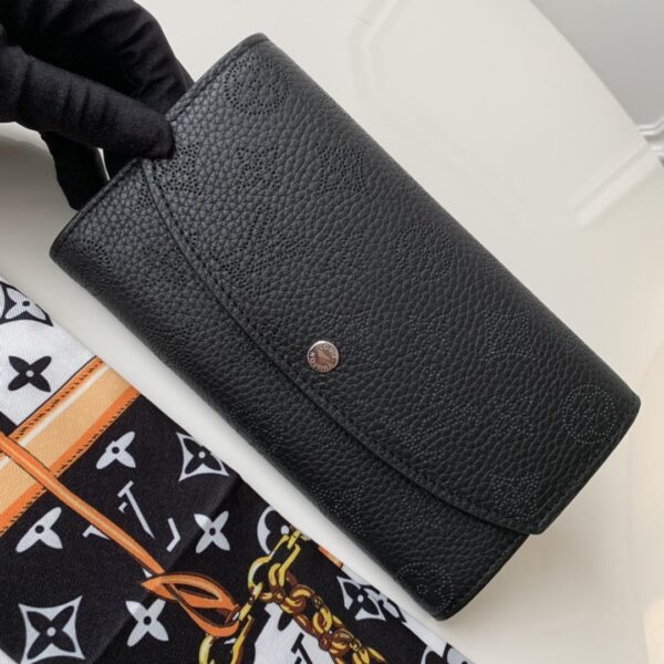 Louis Vuitton Iris Wallet Monogram Canvas Black For Women, Women's Wallet 7.48in/19cm LV M60143