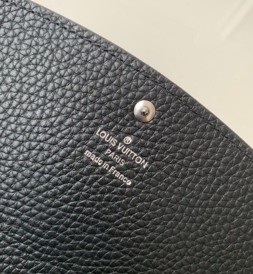 1:1 Replica Louis Vuitton Iris Wallet Monogram Canvas Black For Women, Women's Wallet 7.48in/19cm LV M60143