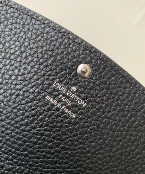 1:1 Replica Louis Vuitton Iris Wallet Monogram Canvas Black For Women, Women's Wallet 7.48in/19cm LV M60143
