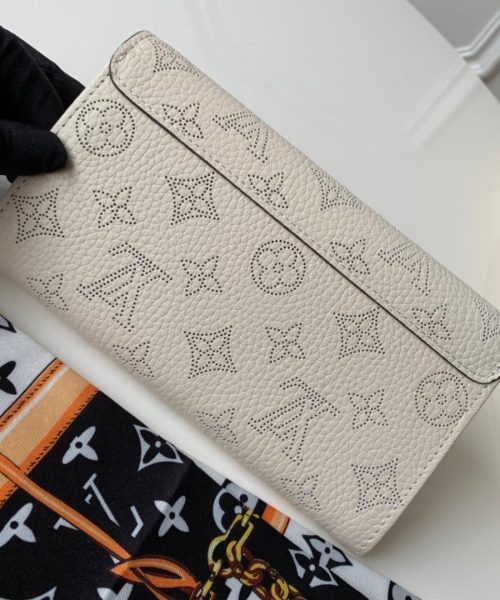 1:1 Replica Louis Vuitton Iris Wallet Monogram Canvas Greige For Women, Women's Wallet 19cm LV M60144