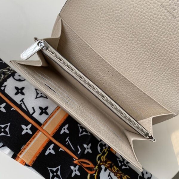 Louis Vuitton Iris Wallet Monogram Canvas Greige For Women, Women's Wallet 19cm LV M60144