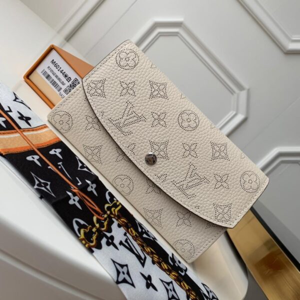 Louis Vuitton Iris Wallet Monogram Canvas Greige For Women, Women's Wallet 19cm LV M60144