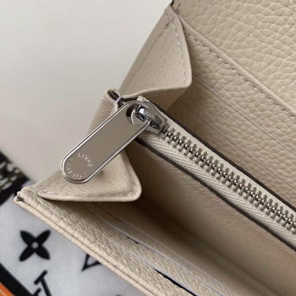Louis Vuitton Iris Wallet Monogram Canvas Greige For Women, Women's Wallet 19cm LV M60144