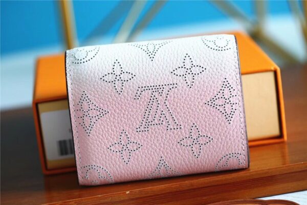 Louis Vuitton Iris XS Wallet Mahina Light Pink For Women, Women's Wallets 3.9in/9.8cm LV