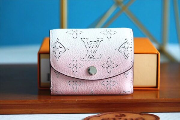 Louis Vuitton Iris XS Wallet Mahina Light Pink For Women, Women's Wallets 3.9in/9.8cm LV