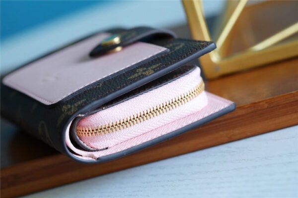 Louis Vuitton Juliette Wallet Monogram Canvas Rose Ballerine Pink For Women, Women's Wallets 5.1in/13cm LV M80973