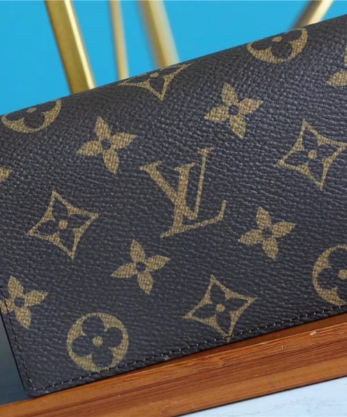 1:1 Replica Louis Vuitton Juliette Wallet Monogram Canvas Rose Ballerine Pink For Women, Women's Wallets 5.1in/13cm LV M80973