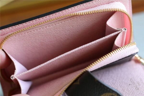 Louis Vuitton Juliette Wallet Monogram Canvas Rose Ballerine Pink For Women, Women's Wallets 5.1in/13cm LV M80973