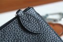 1:1 Replica Louis Vuitton Key Pouch Mahina Black For Women, Women's Wallets 5.1in/13cm LV