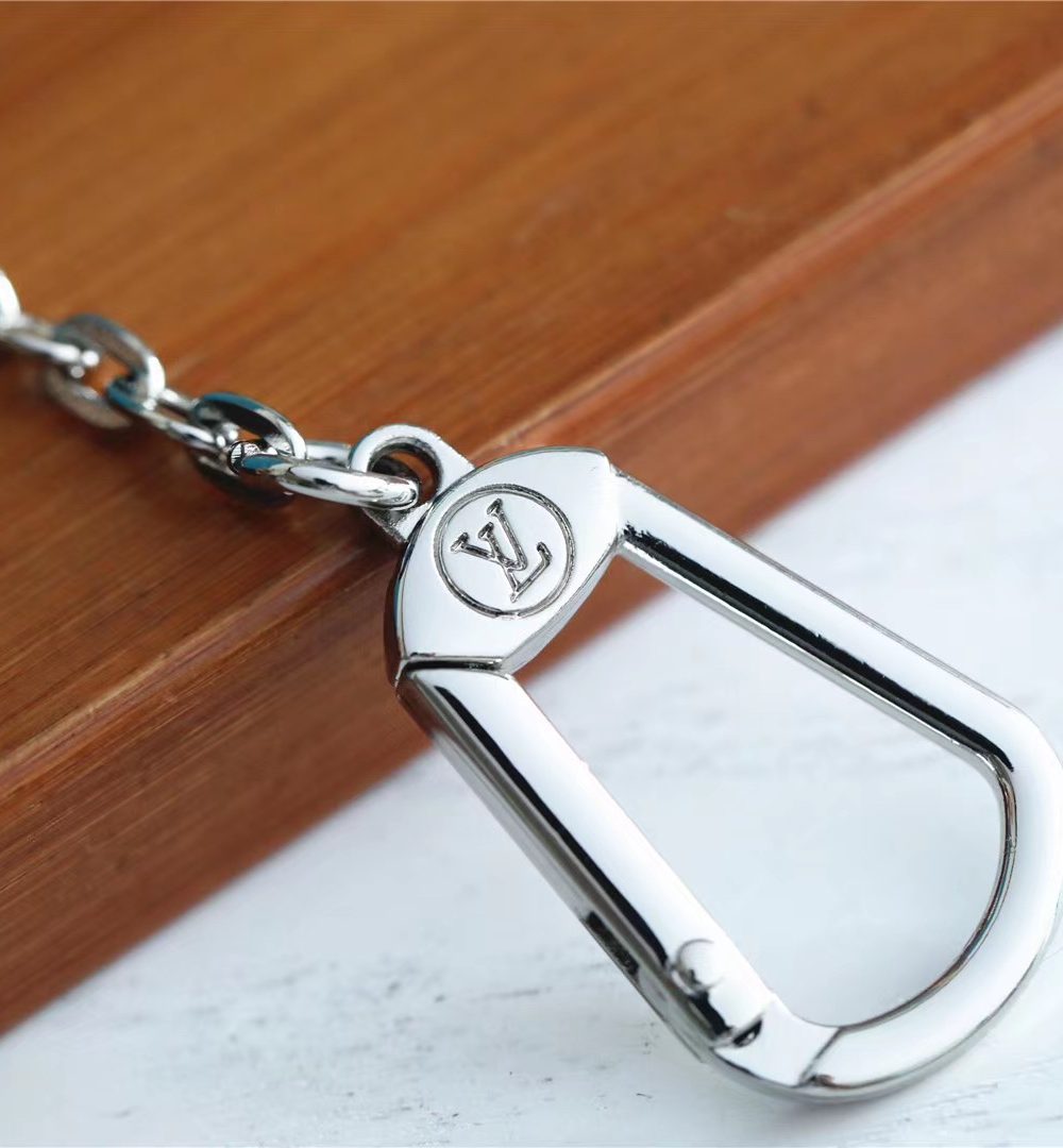 1:1 Replica Louis Vuitton Key Pouch Mahina Black For Women, Women's Wallets 5.1in/13cm LV