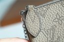 1:1 Replica Louis Vuitton Key Pouch Mahina Grey For Women, Women's Wallets 5.1in/13cm LV