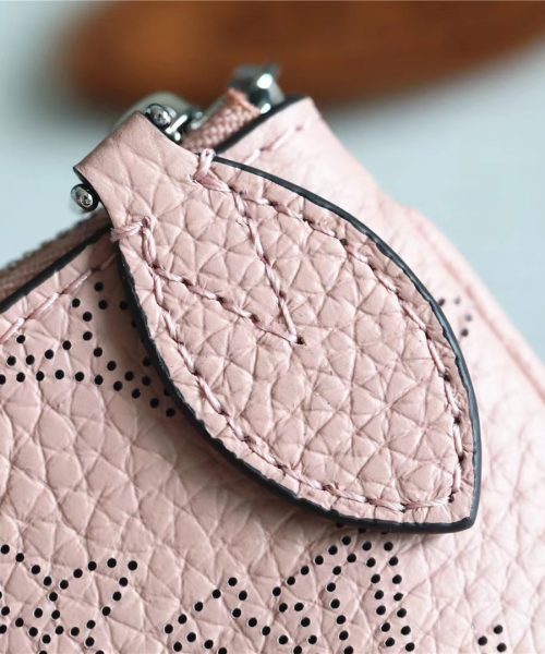 1:1 Replica Louis Vuitton Key Pouch Mahina Magnolia Pink For Women, Women's Wallets 5.1in/13cm LV M69508