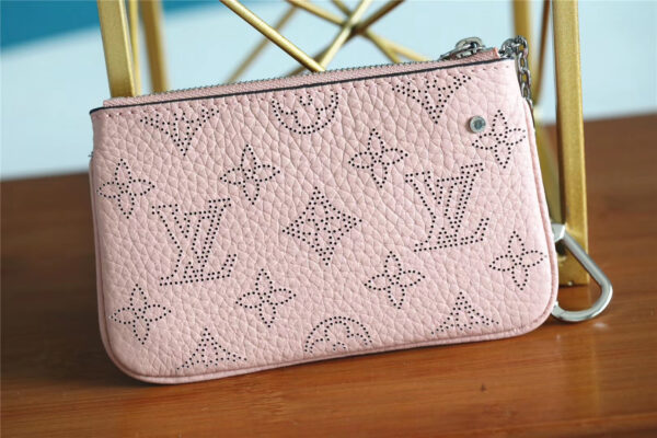 Louis Vuitton Key Pouch Mahina Magnolia Pink For Women, Women's Wallets 5.1in/13cm LV M69508