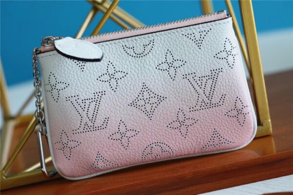 Louis Vuitton Key Pouch Mahina Magnolia Pink For Women, Women's Wallets 5.1in/13cm LV M69508
