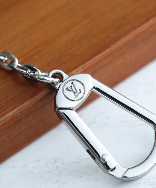 1:1 Replica Louis Vuitton Key Pouch Mahina White For Women, Women's Wallets 5.1in/13cm LV