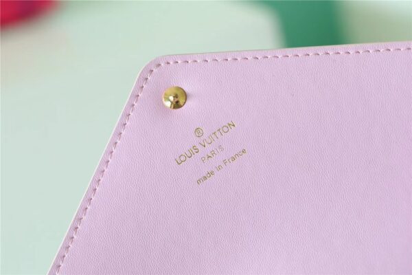 Louis Vuitton Kirigami Pochette Monogram Canvas Sunrise Pastel / Midnight Fuchsia / Sunset Khaki For Women, Women's Wallets 6.1in/15.5cm LV M81271