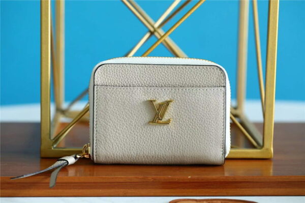 Louis Vuitton Lockme Zippy Coin Purse For Women, Women's Wallets 4.3in/11cm LV