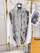 Louis Vuitton Louis in a Comic Shawl White 117cm/46in