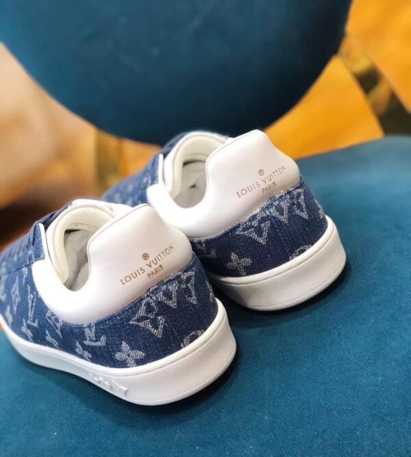 Louis Vuitton Luxembourg Sneaker Monogram Canvas Blue For Women LV