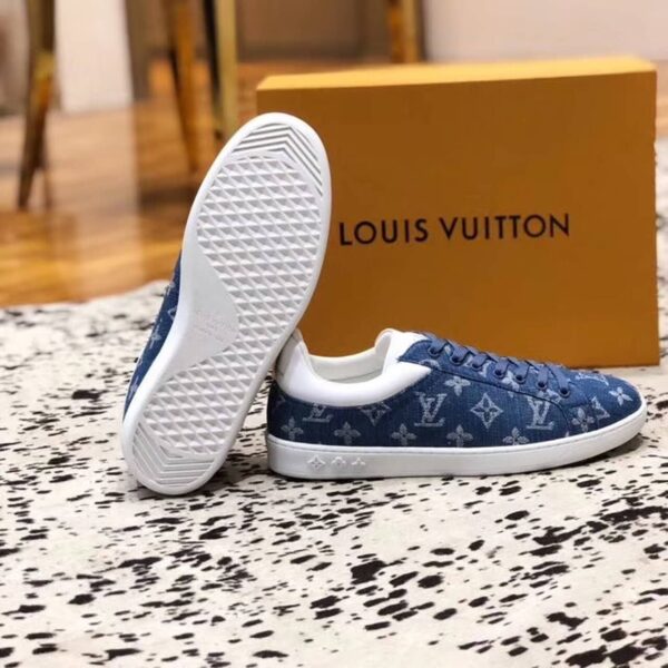 Louis Vuitton Luxembourg Sneaker Monogram Canvas Blue For Women LV