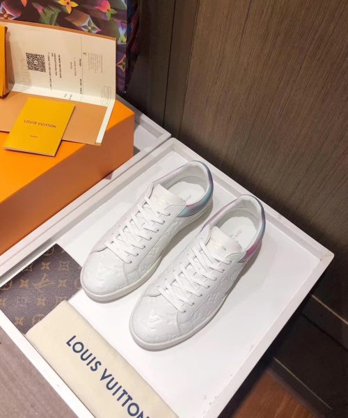 Louis Vuitton Luxembourg Sneaker Monogram Canvas White For Women LV