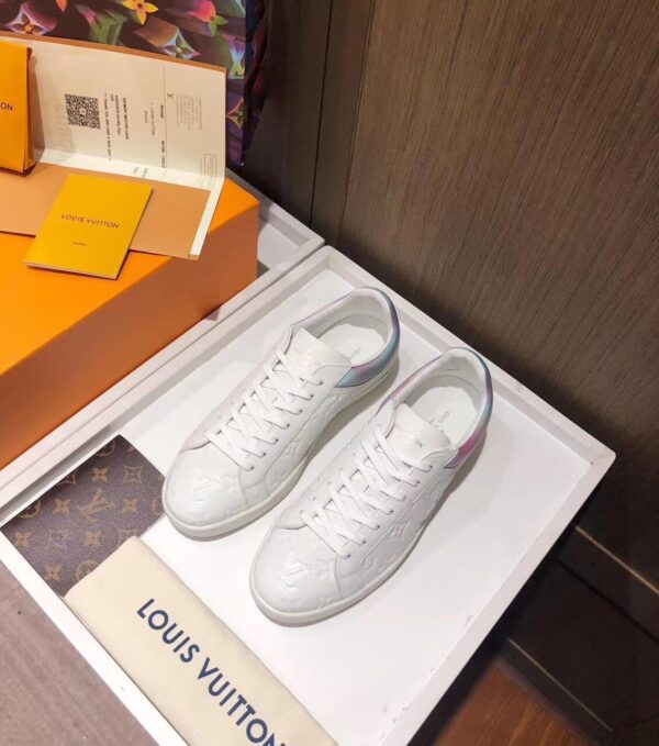Louis Vuitton Luxembourg Sneaker Monogram Canvas White For Women LV