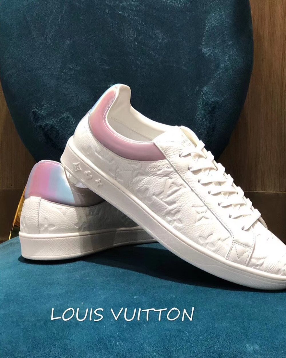 Louis Vuitton Luxembourg Sneaker Monogram Canvas White For Women LV