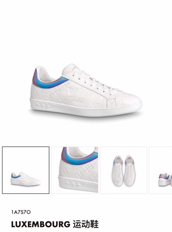 Louis Vuitton Luxembourg Sneaker Monogram Canvas White For Women LV
