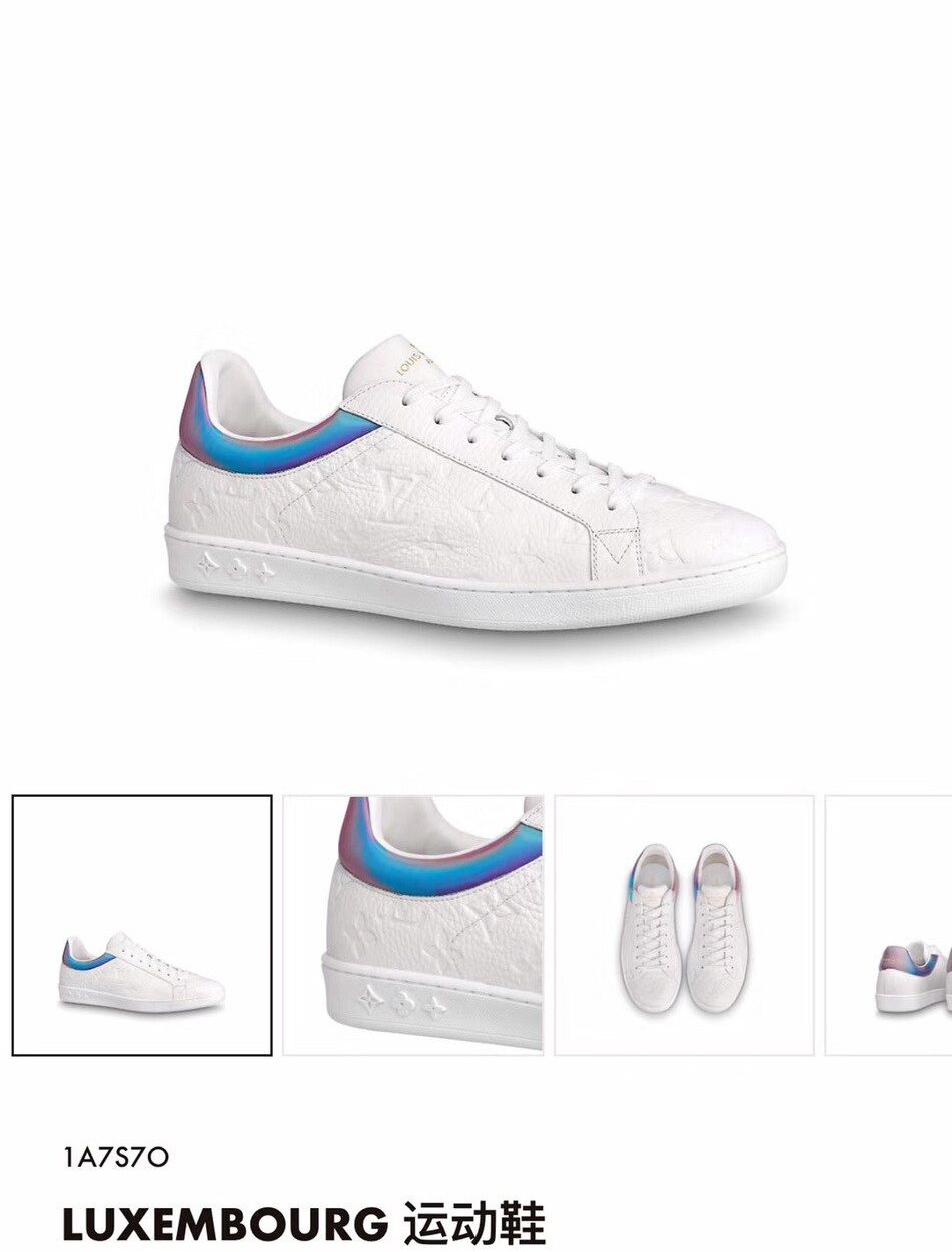 Louis Vuitton Luxembourg Sneaker Monogram Canvas White For Women LV