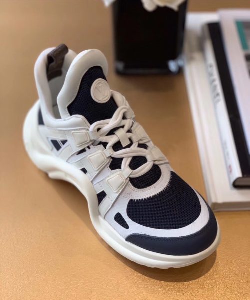 Louis Vuitton LV Archlight Sneaker Mix Of Materials Navy Blue For Women LV
