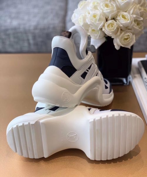 Louis Vuitton LV Archlight Sneaker Mix Of Materials Navy Blue For Women LV