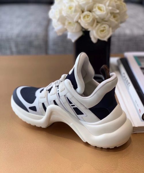 Louis Vuitton LV Archlight Sneaker Mix Of Materials Navy Blue For Women LV