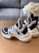 Louis Vuitton LV Archlight Sneaker Mix Of Materials Navy Blue For Women LV