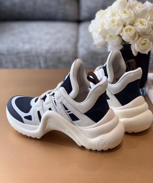 Louis Vuitton LV Archlight Sneaker Mix Of Materials Navy Blue For Women LV