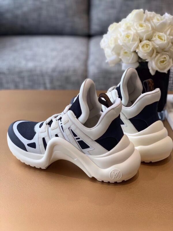 Louis Vuitton LV Archlight Sneaker Mix Of Materials Navy Blue For Women LV