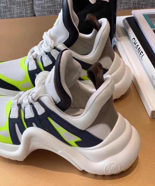Louis Vuitton LV Archlight Sneaker Patent Monogram Material Black/White For Women LV