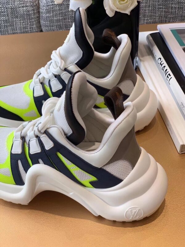 Louis Vuitton LV Archlight Sneaker Patent Monogram Material Black/White For Women LV