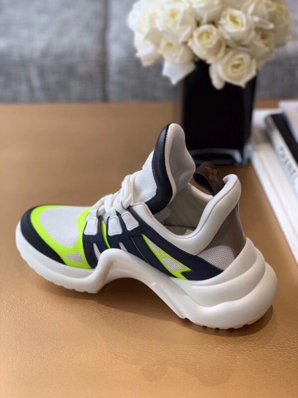 Louis Vuitton LV Archlight Sneaker Patent Monogram Material Black/White For Women LV