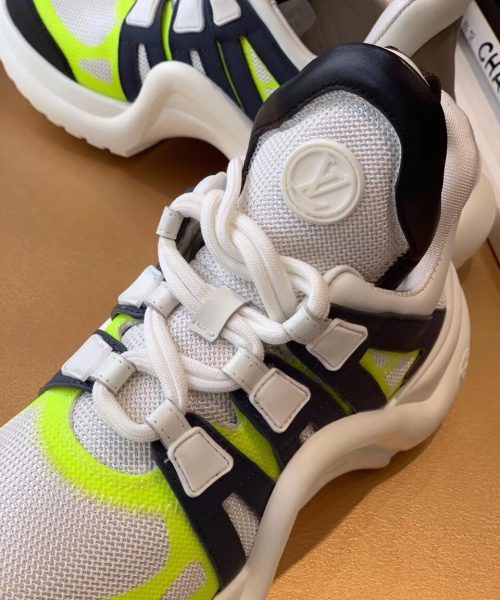 Louis Vuitton LV Archlight Sneaker Patent Monogram Material Black/White For Women LV