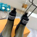 Louis Vuitton LV Beaubourg Ankle Boot Neoprene Khaki Green For Women LV 1A9GYT