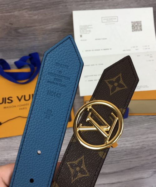 1:1 Replica Louis Vuitton LV Circle Reversible Belt Monogram Canvas, LV Women Belt
